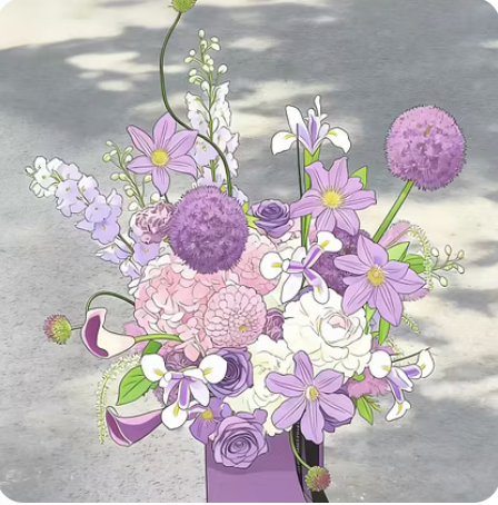 Large Bouquet Flower 44999 coin