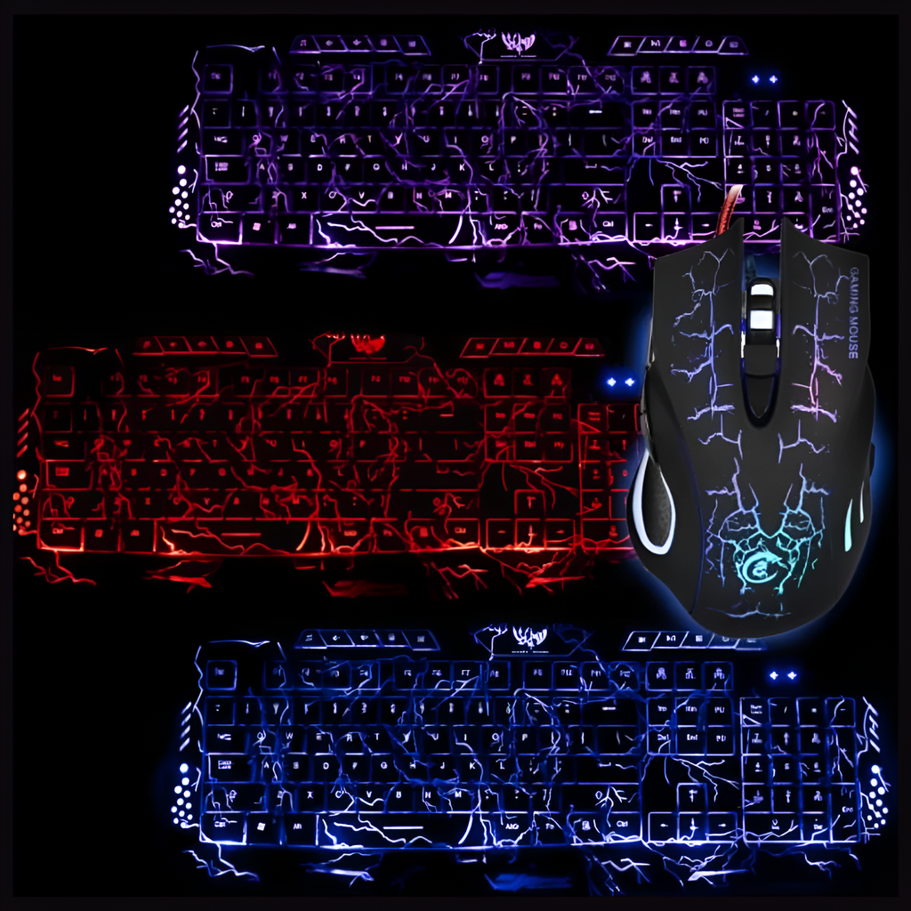 Thunder Fire 2.4G Gaming Keyboard and Mouse Set