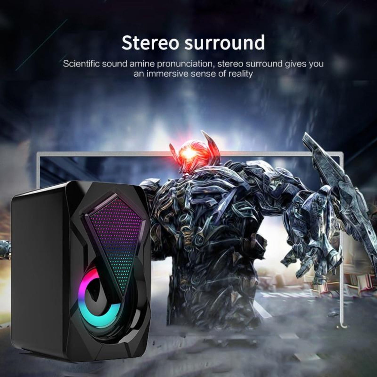 Dragon RGB Computer Gaming Speakers
