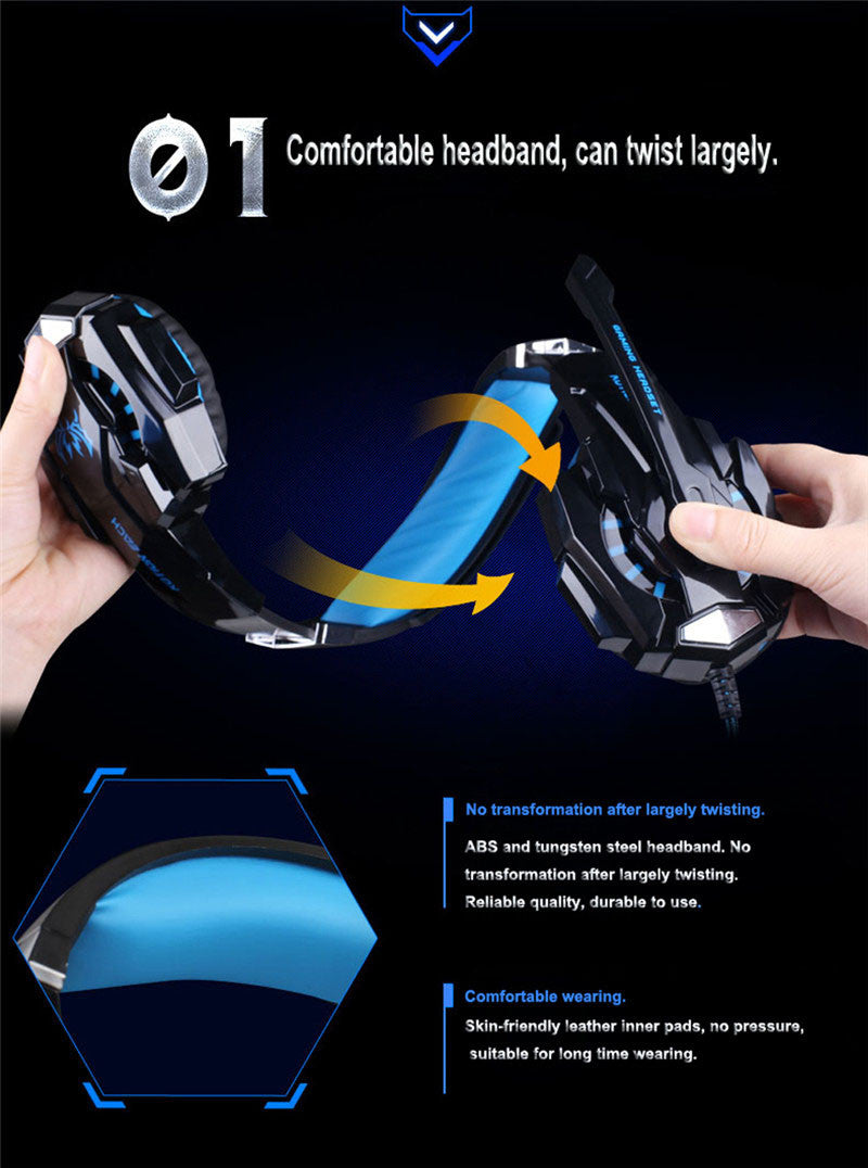 Ninja Dragon G9300 LED Gaming Headset with Microphone